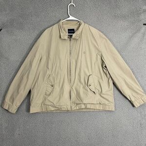 Brooks Brothers Harrington Jacket Men XL Tan Full Zip
